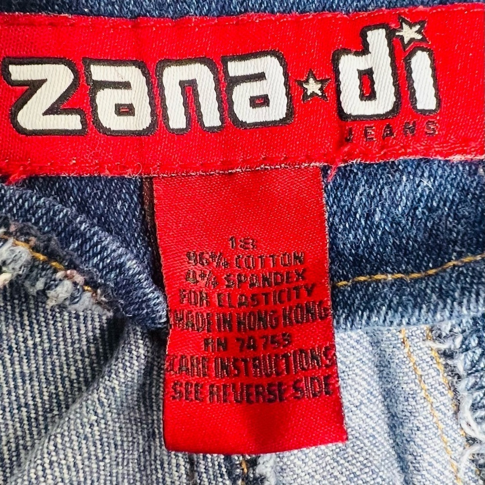 Patchwork Blue Flare Jeans - image 3